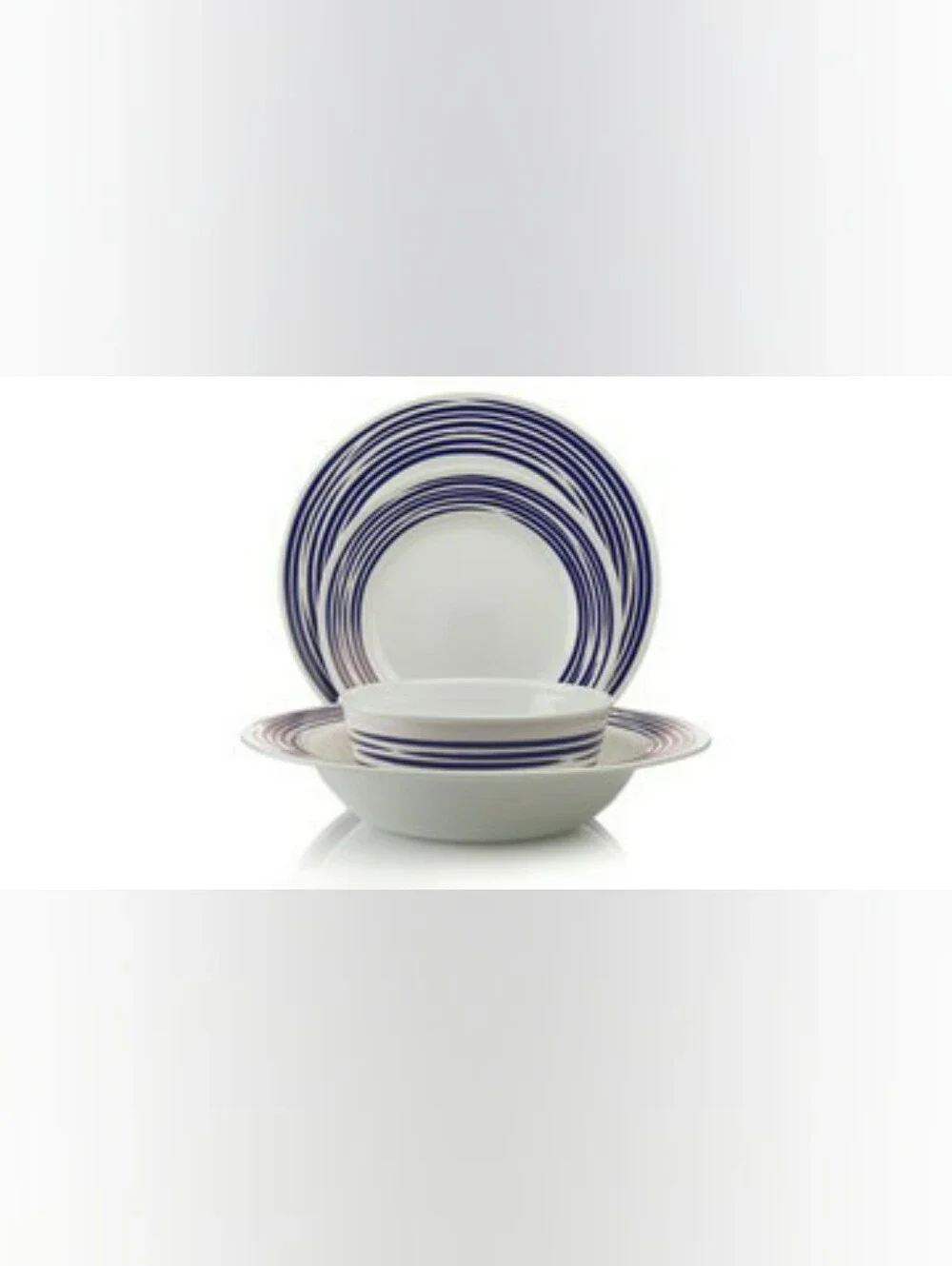 Corelle x Joy Mangano 16-Pc Dinnerware Set – Cobalt Blue NIB Vintage